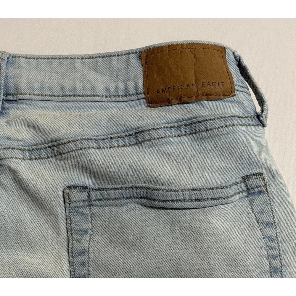 American Eagle Jeans Men’s 32X34 Airflex+ Athletic Straight Blue Light Wash - Picture 4 of 16